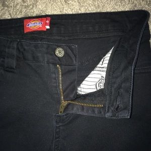 Low-rise black flare Dickies pants